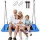 preview thumbnail 8 of 20, Trekassy 700lb Giant 60" Platform Tree Swing, Saucer Swing sets for backyard Blue