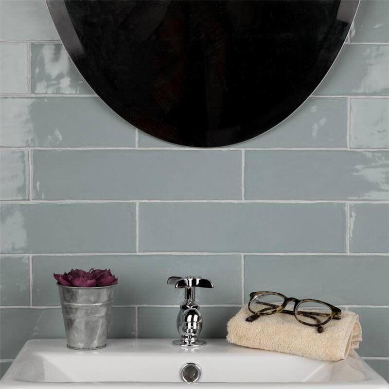 Merola Tile Chester Acqua 3" x 12" Ceramic Wall Tile
