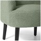 preview thumbnail 10 of 71, Bayville Sherpa Polyester Upholstered Barrel Chair - Faux Shearling