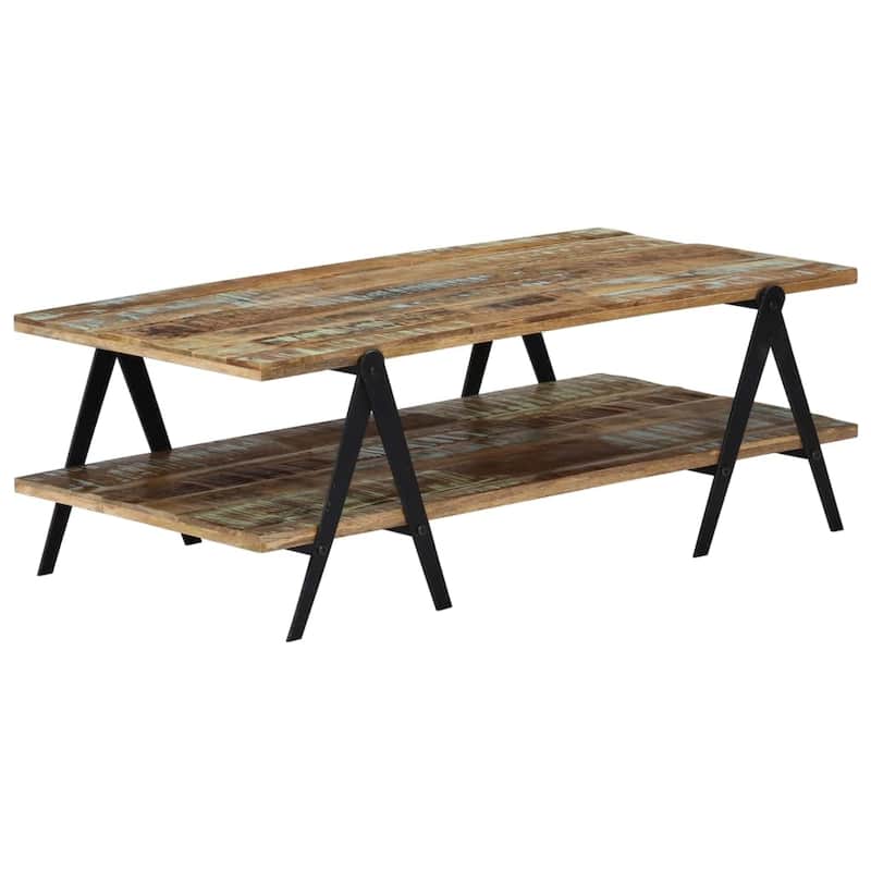 vidaXL Coffee Table 45.3"x23.6"x15.7" Solid Reclaimed Wood - 45.3" x 23.6" x 15.7"