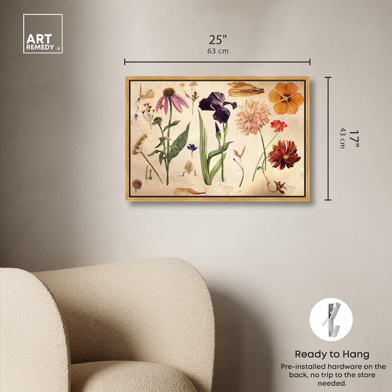 Floral Selection II Canvas by Art Remedy