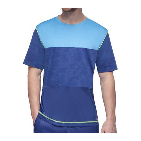 yellow and blue fila shirt
