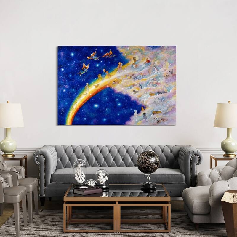 iCanvas "Rainbow Bridge" by Bill Bell Canvas Print