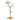 Chavez Bar Chair White & Gold - N/A