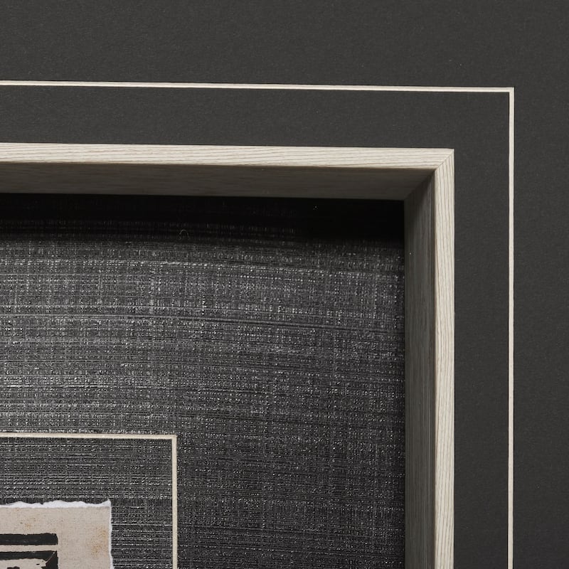 Linocut IV Framed Art Print