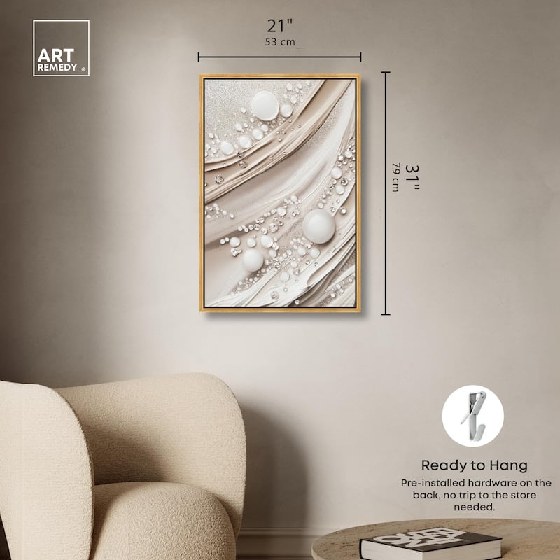 Viscous Veils IV Canvas by Art Remedy