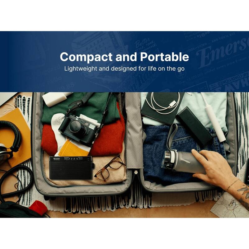 Emerson AM/FM/WB Radio with Telescopic Antenna