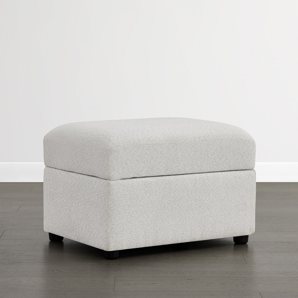 Spruce & Spring Modern Upholstered Swivel Barrel Accent Chair with Ottoman & Removable Slipcover