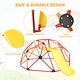 preview thumbnail 7 of 7, Gymax 8FT Climbing Dome w/ Slide Outdoor Kids Jungle Gym Dome Climber