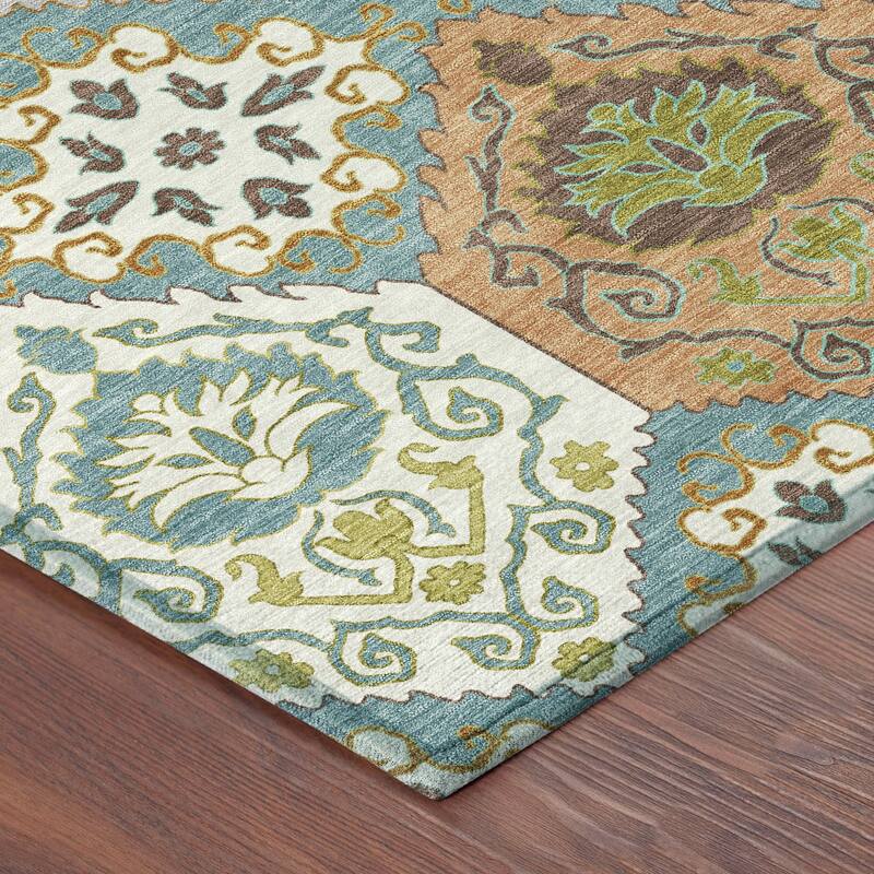 Machine Washable Indoor/ Outdoor Global Bayfield Chantille Rug