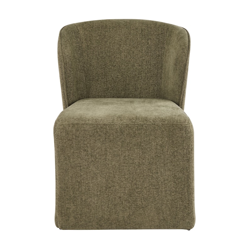 Christopher Knight Home - Eddie 7-Piece Upholstered Dining Set with 84" Rectangular Pillar Base Dining Table