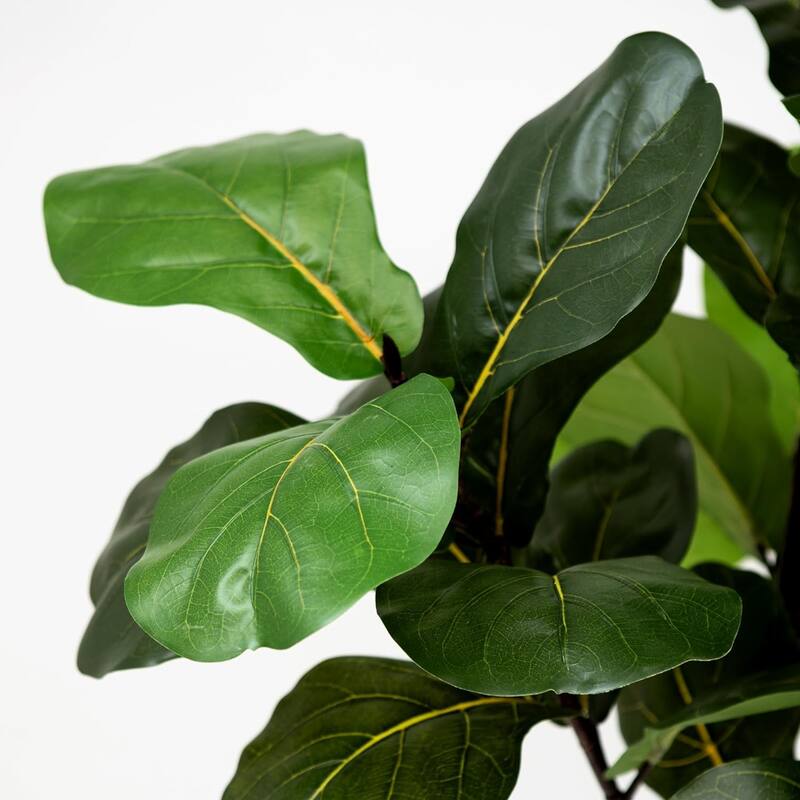 Artificial Fiddle Leaf Fig Tree Tall Fake Tree Faux Plants Indoor Ficus