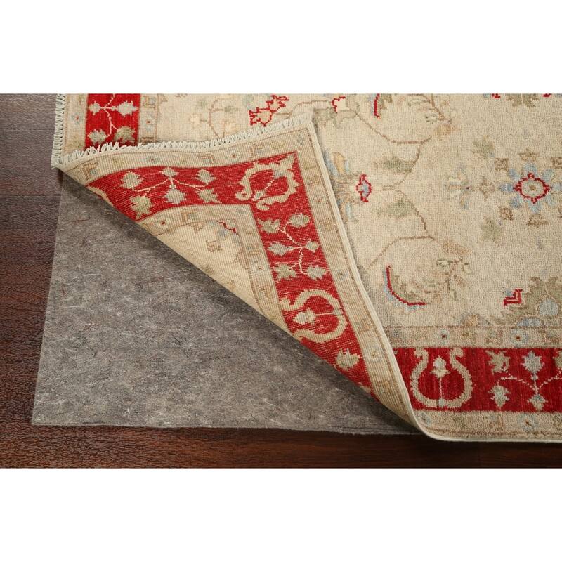 Vegetable Dye Peshawar Chobi Wool Runner Rug Handmade Oriental Carpet - 2'9" x 9'8"