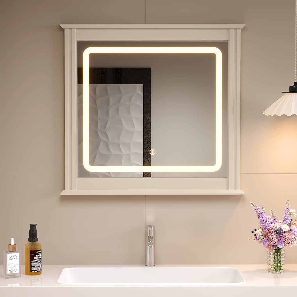 Smart LED Vanity Mirror with 3-Color Light