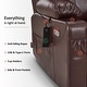 preview thumbnail 65 of 77, MCombo Electric Power Lift Recliner Chair Sofa with Massage and Heat, 3 Positions, USB Ports, Faux Leather