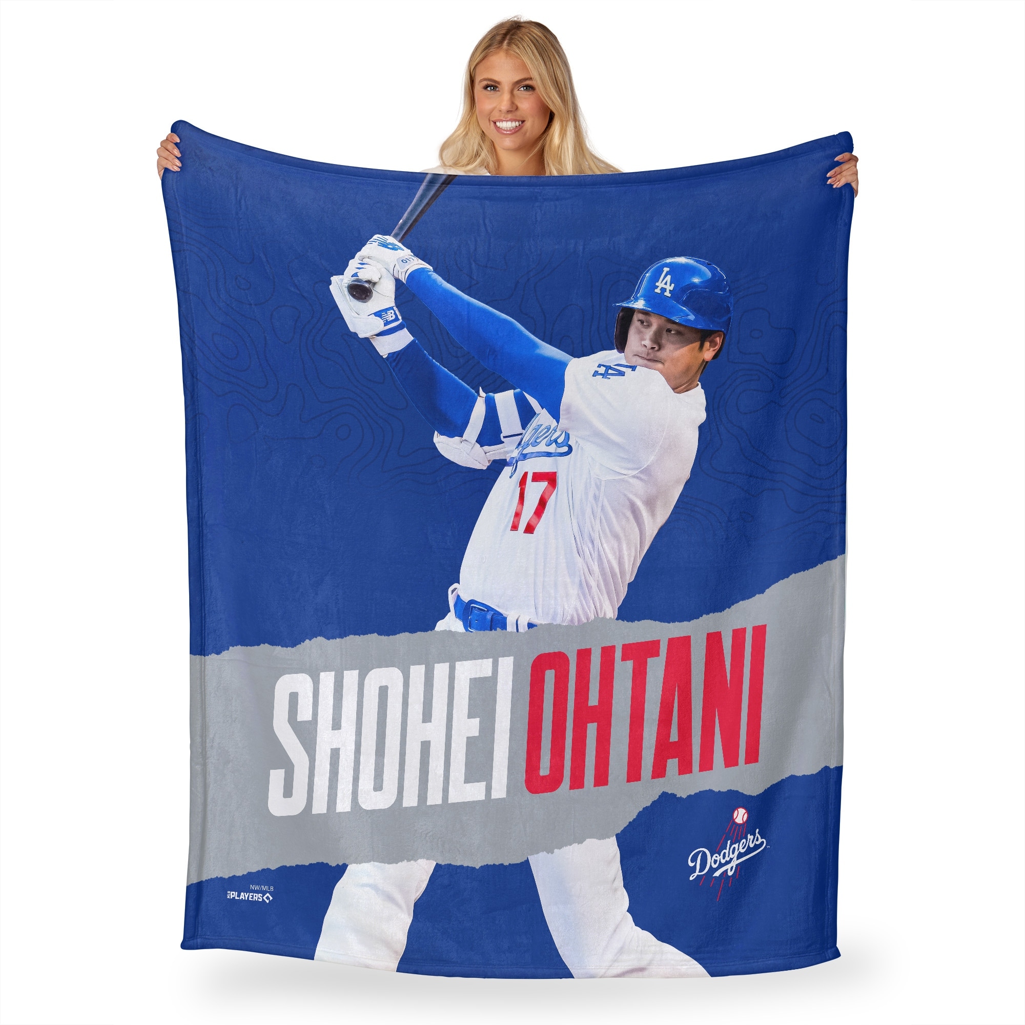 MLB Player Los Angeles Dodgers Shohei Ohtani Silk Touch Sherpa Throw Blanket Bed Bath Beyond 39745292