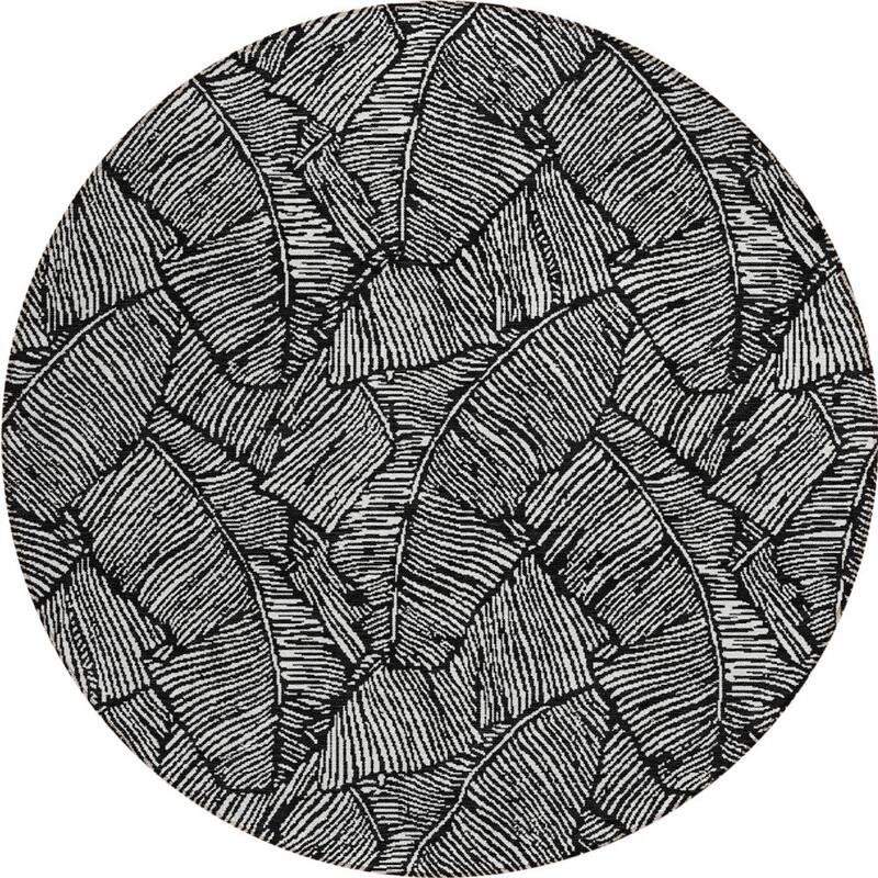 HomeRoots Floral Transitional Rectangle Outdoor Rug