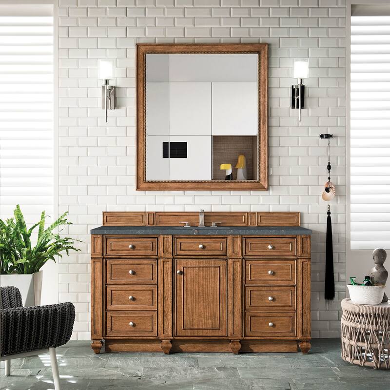 James Martin Vanities 157-V60S-FPBL Bristol 60" Free Standing Single