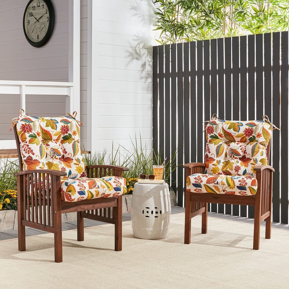 21-inch x 42-inch Outdoor Seat/Back Chair Cushion (Cushion Only)