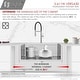 preview thumbnail 18 of 25, STYLISH 30 inch Stainless Steel 16G Workstation Undermount Kitchen Sink - Brushed Stainless Steel - 30" x 19" x 10"