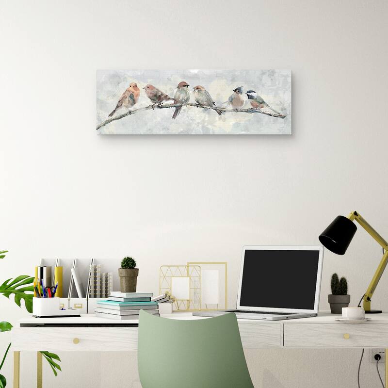 Spring Lineup Canvas Art Print
