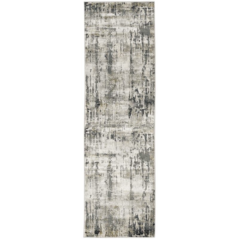 Carbon Loft Hartvien Distressed Splash Rug
