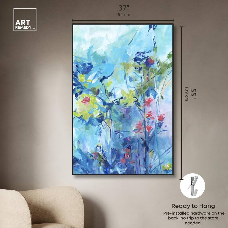 Heavenly Blue II Canvas by Art Remedy