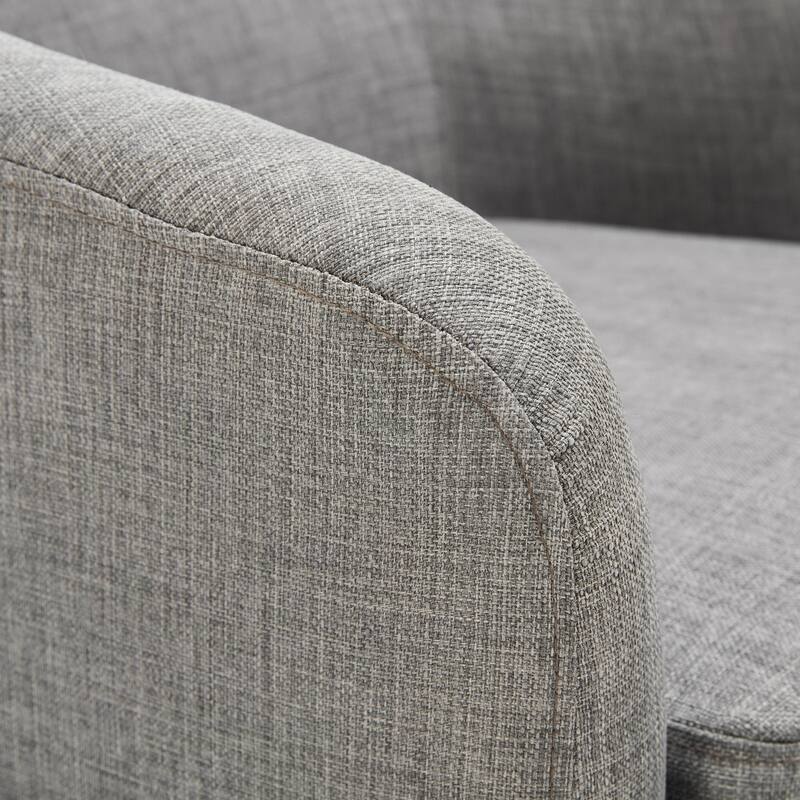 Modern 360°Swivel Accent Chairs Barrel Armchairs