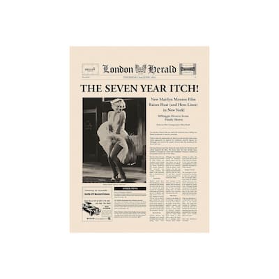 The Seven Year Itch (27 x 36) Canvas Art Print