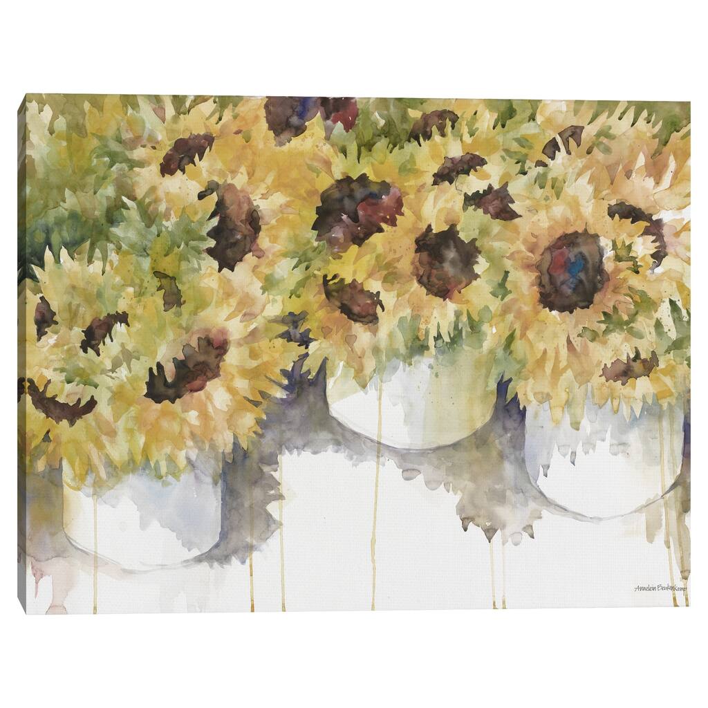 Follow the Sun Light by Annelein Beukenkamp Canvas Art Print