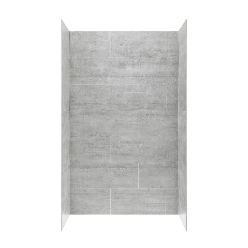 Ove Decors Misty 48 x 32 in. Solid Surface Alcove Shower Wall