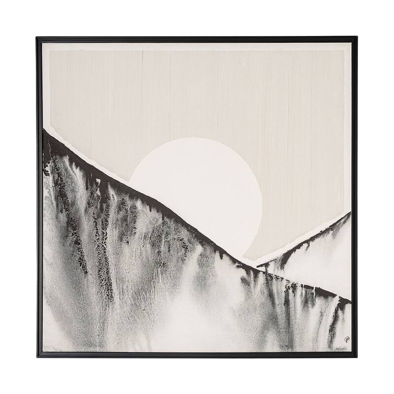 Sunrise (41 x 41) Framed Canvas Art Print - Large