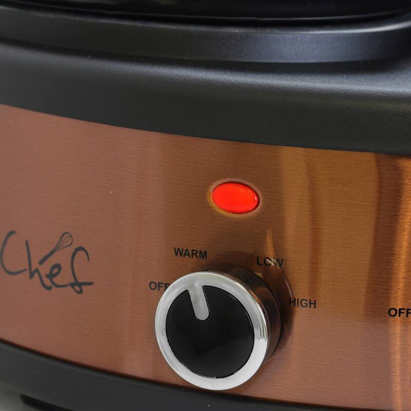 MegaChef Circular Buffet Slow Cooker w/ Triple 1.5 Quart Cooking Pots