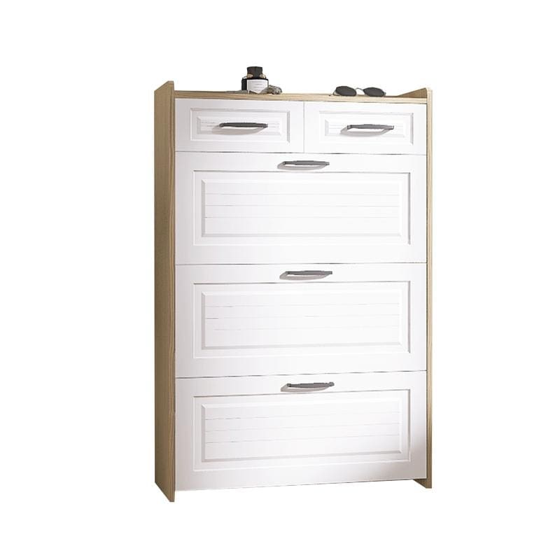 Sim'n Coz】Three-Tier Minimalist Wood Grain Shoe Rack (White) - Shop simncoz  Wardrobes & Shoe Cabinets - Pinkoi