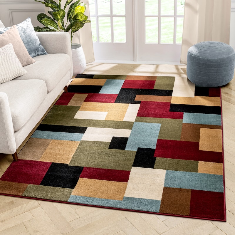 Well Woven Barclay River Geometric Modern Area Rug