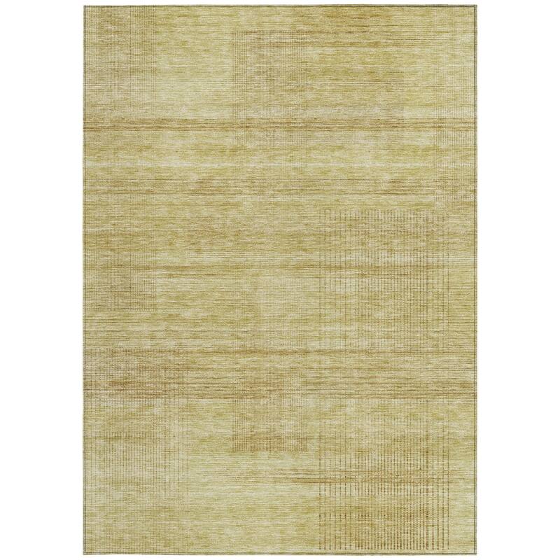 HomeRoots Striped Transitional Rectangle Outdoor Rug