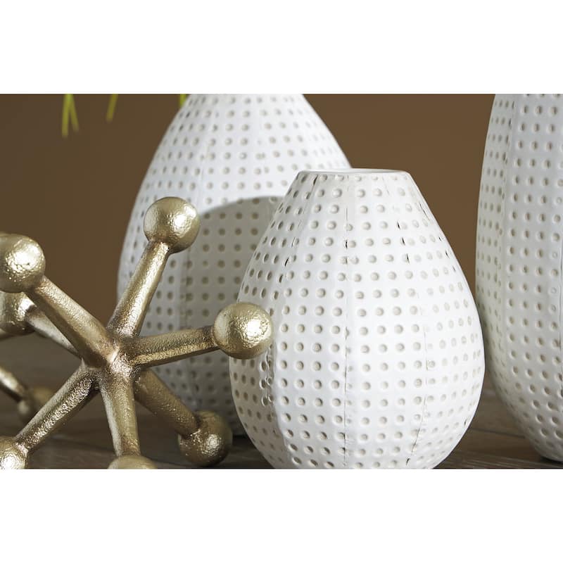 Signature Design by Ashley Azerton White/Gold Finish Accessory Set (Set of 5)