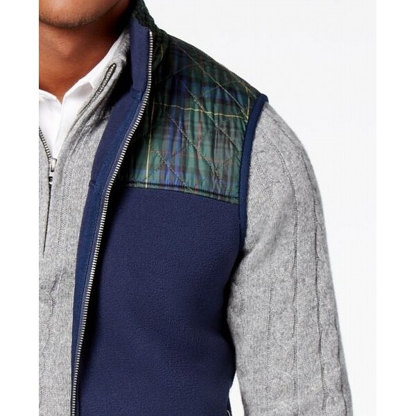 brooks vest mens blue