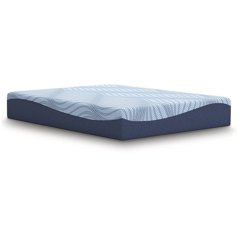 Signature Design by Ashley Peak 2.0 12 Memory Foam Light Blue Mattress