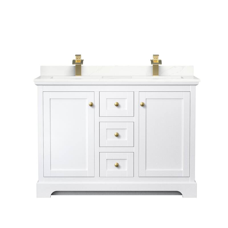 Wyndham Collection WCV232348D-QTZ-UNSMXX Avery 48" Free Standing
