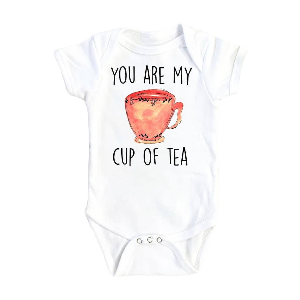 Tea Cutie - Baby Boy Girl Clothes Infant Bodysuit Funny Cute Newborn 1B