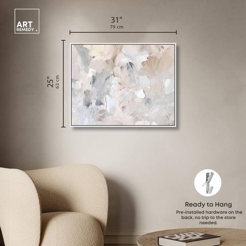 Soft Colors Fade II Canvas by Art Remedy