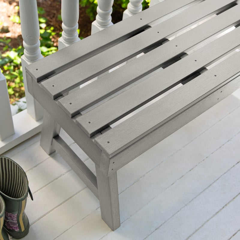 HIGHWOOD Weatherly 4-foot Eco-friendly Synthetic Wood Picnic Bench