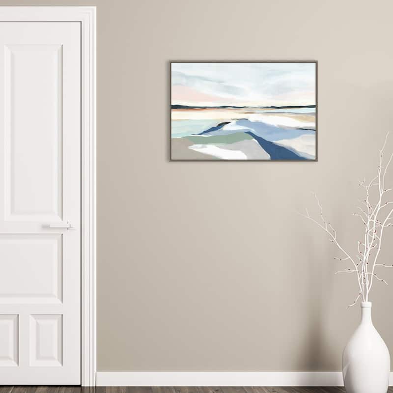 Seaside Day I by Isabelle Z Framed Canvas Wall Art Print