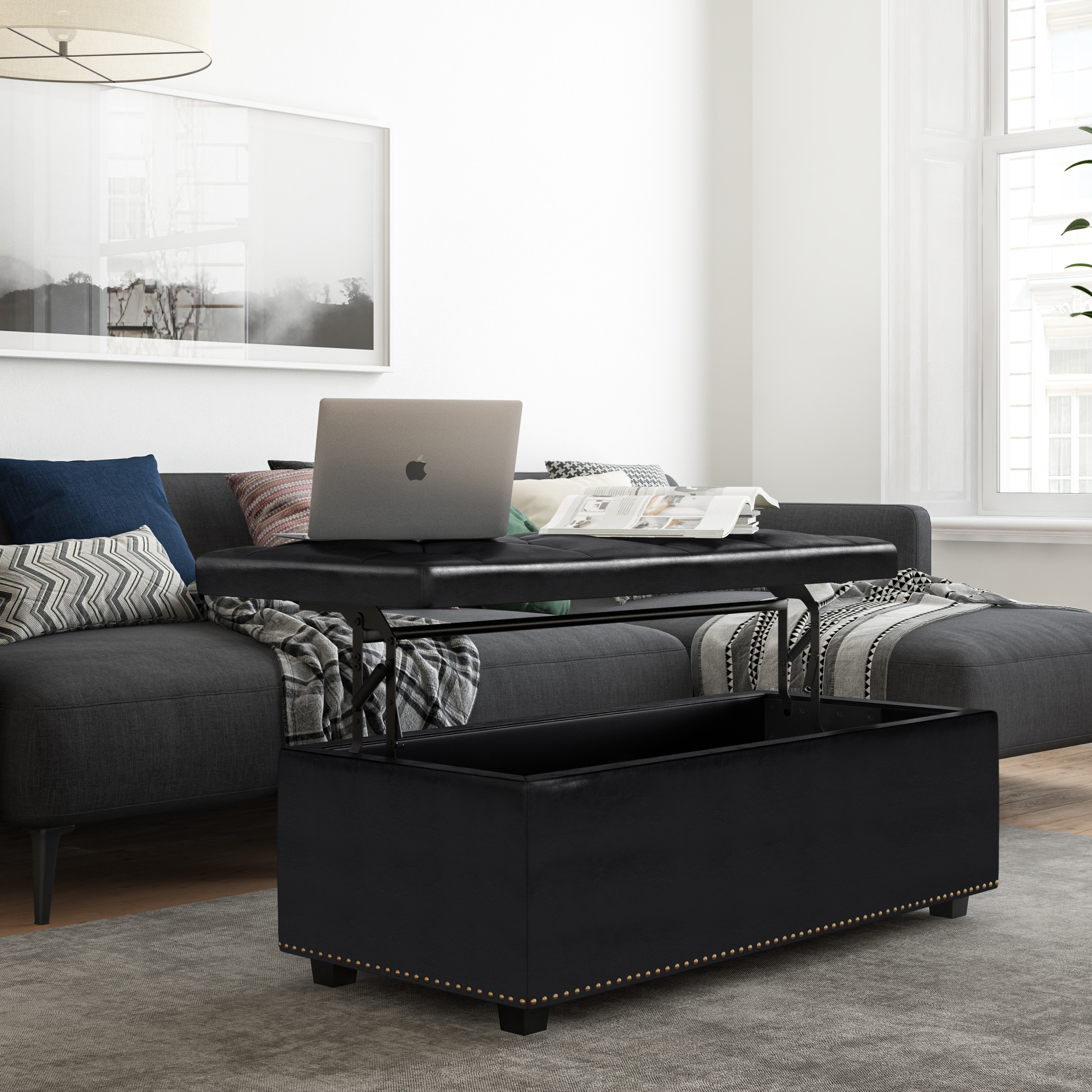WYNDENHALL Springfield 44 inch Wide Traditional Rectangle