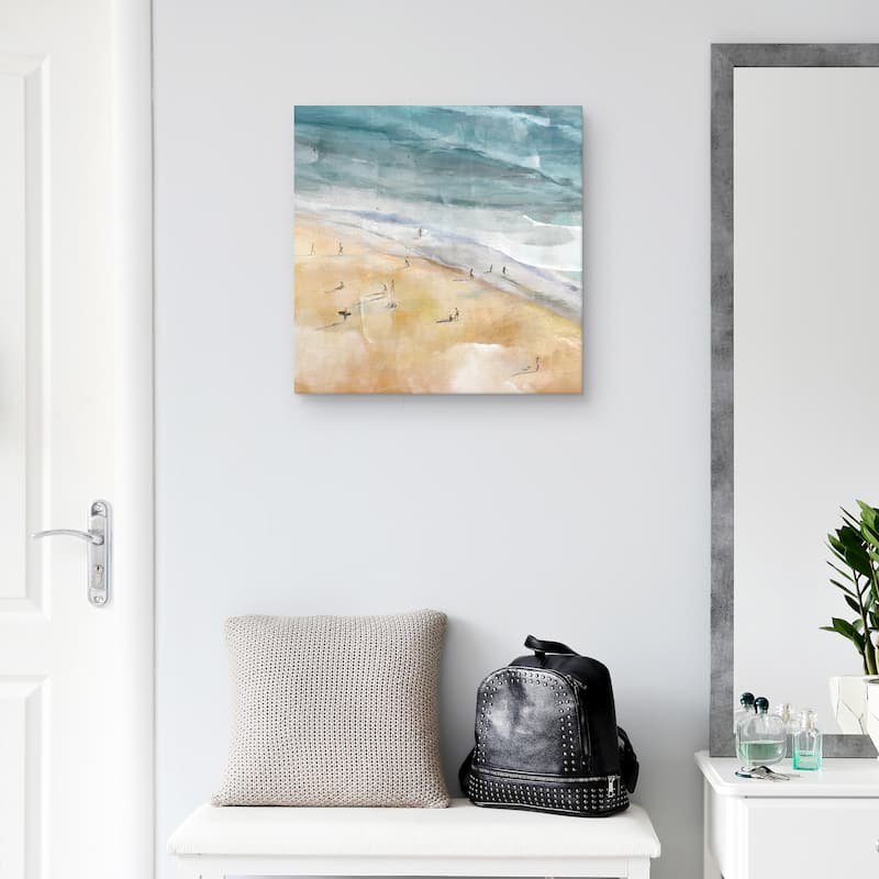 La Plage by Studio Arts Canvas Art Print