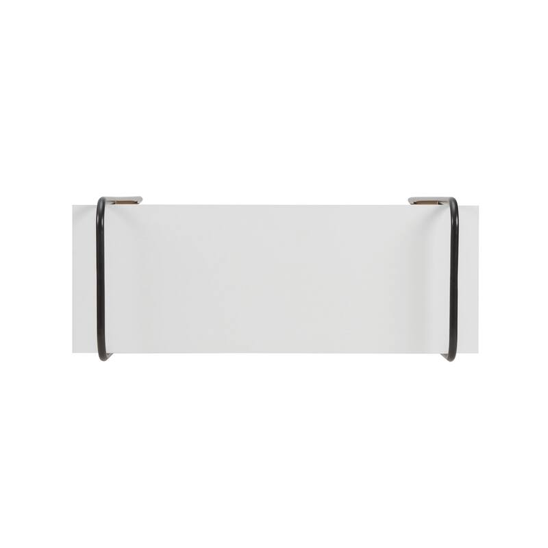 Furniture of America Benno Modern 31-inch Console Table with 2 Storage Shelves and Metal Frame Legs