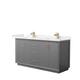 Option Dark Gray, Bronze Trim,Carrara Cultured Marble Top