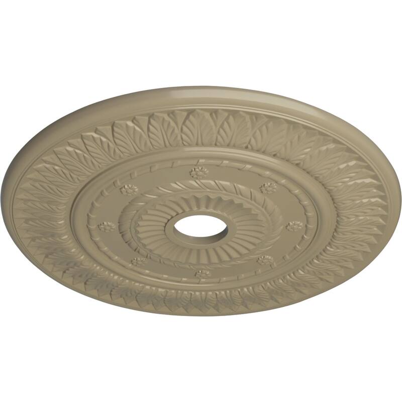 26 3/4"OD x 3 5/8"ID x 1 1/8"P Leaf Ceiling Medallion