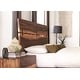 preview thumbnail 3 of 7, Natural Live Edge Design Two-Tone Exotic Mahogany Wood Bedroom Collection